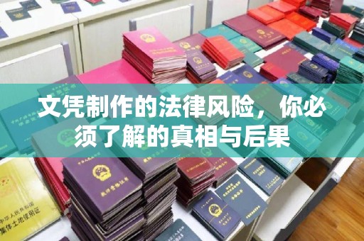 铁东文凭制作的法律风险，你必须了解的真相与后果
